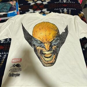Civil Regime Wolverine and Deadpool shirt brand new
